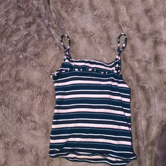 Long striped stylish tank top - Picture 2 of 2